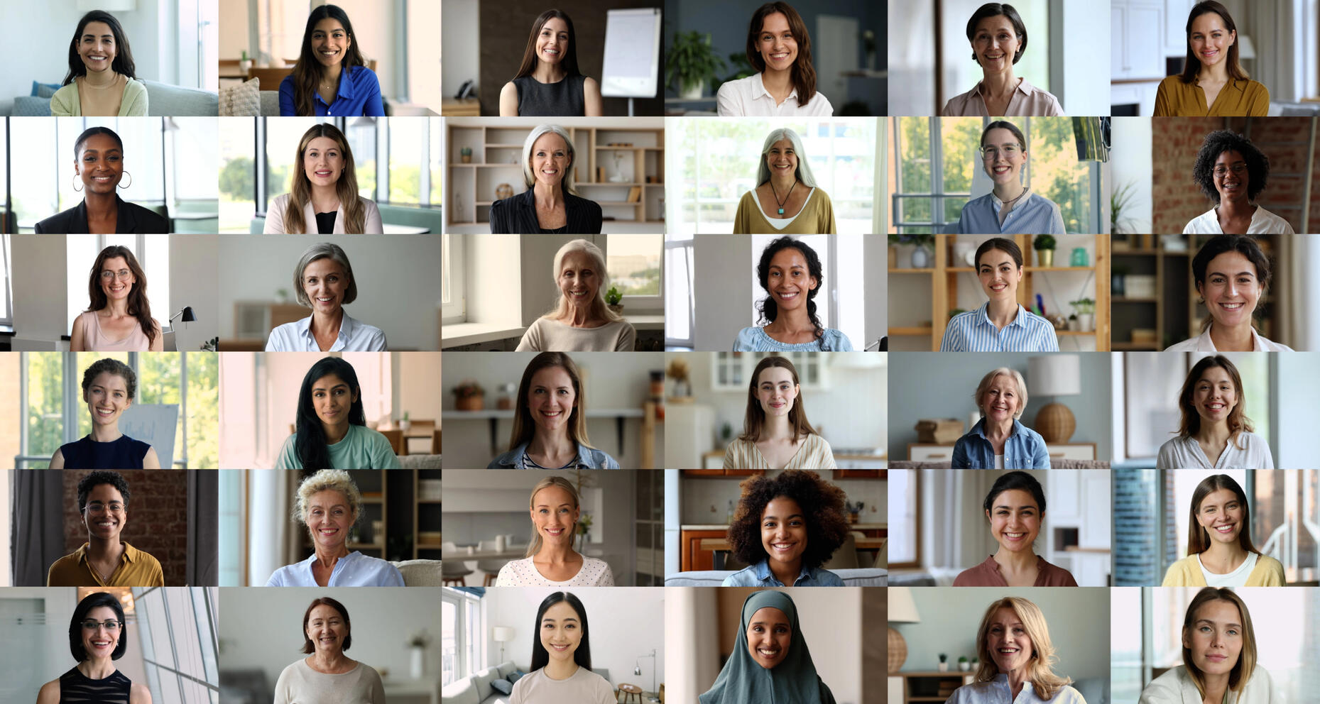 Grid of many women looking at camera. It could be you! Join us on Oldish. Fill out the form and tell us a little something about yourself!
